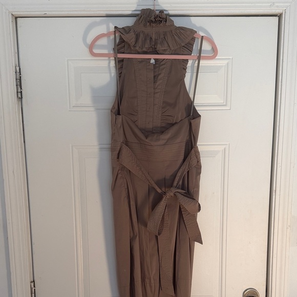 NWT BCBGMaxAzria Halter Ruffled Mini Dress - Picture 2 of 9